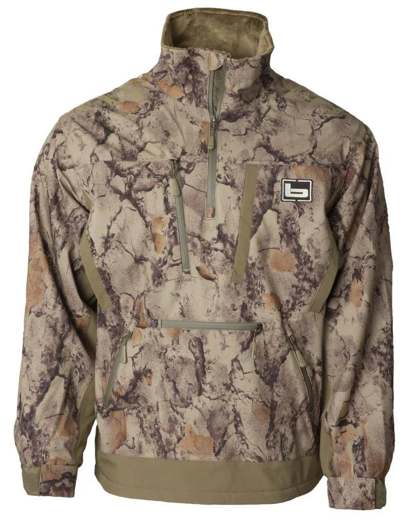 Banded Stretchapeake Insulated Quarter-Zip Pullover, L / Natgear
