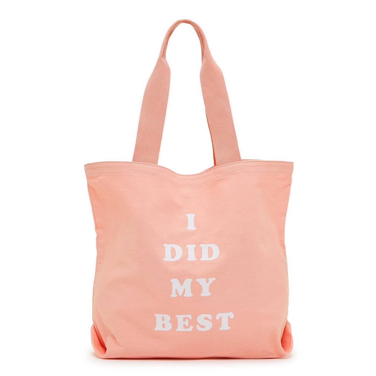 Ban.Do I Did My Best Canvas Tote - Pink