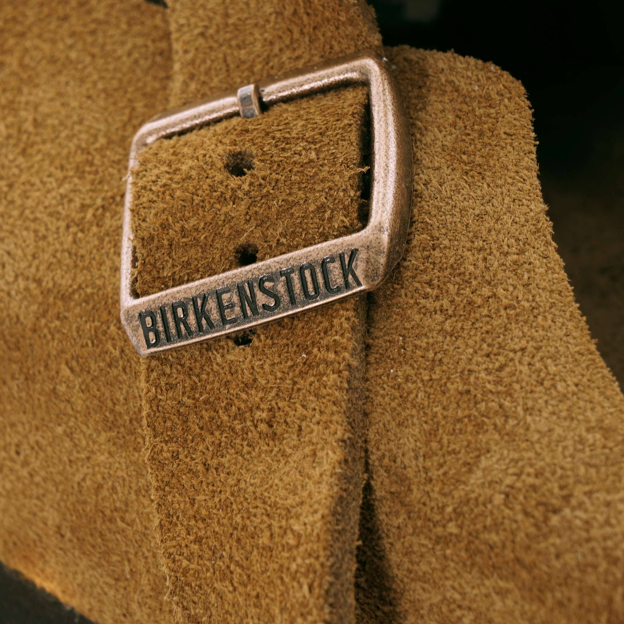 Birkenstock Boston Suede Sandals - Mink