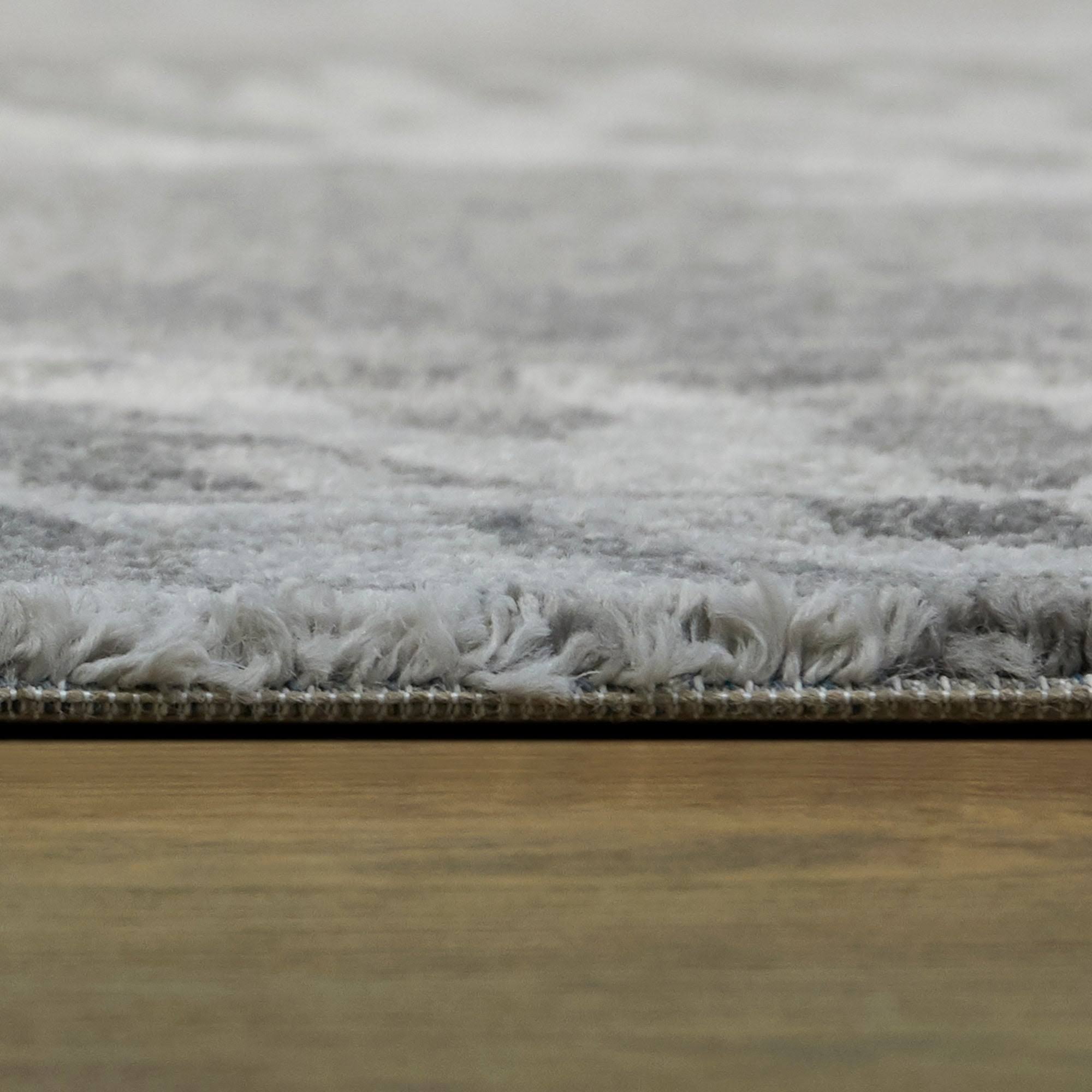 Caistor Coastal Coral Print Area Rug - Runner 2&7