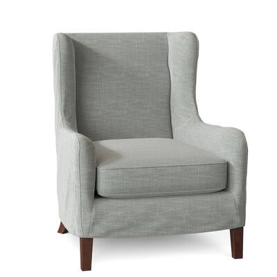 Birch Lane Adamstown 33x22 Wide Wingback Chair Body Fabric: Conversation Capri