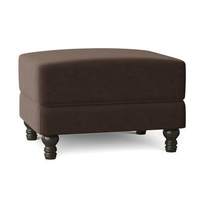 Birch Lane Montgomery 31x22 Rectangle Standard Ottoman Body Fabric: Belsire Chocolate