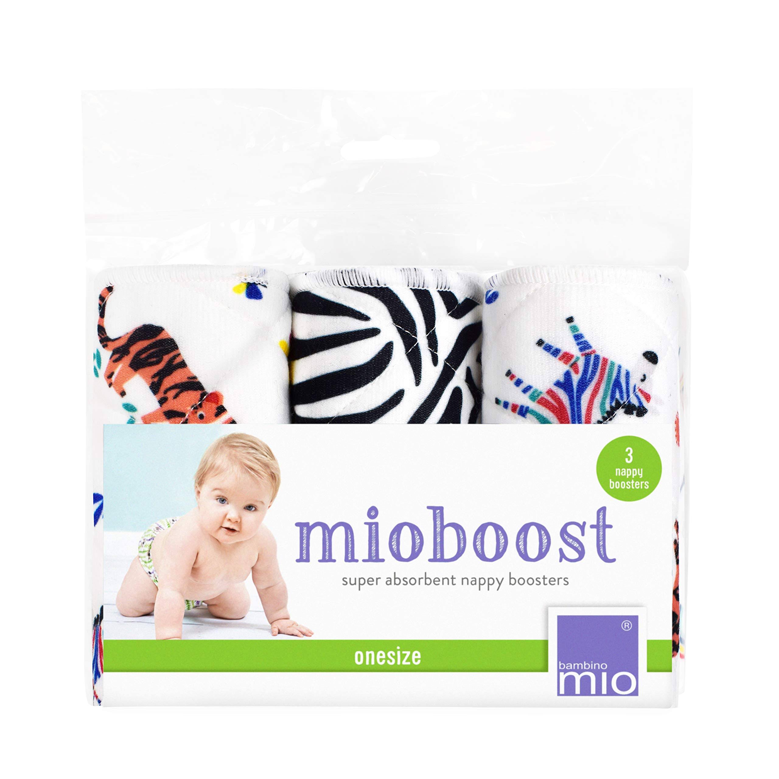 Bambino Mio Diaper Boosters - 3 Pack, Savanna Stripes