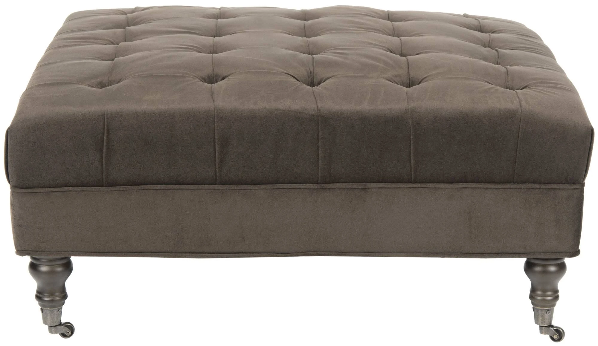 Darby Home Co Holsey Cocktail Ottoman; Graphite (Grey)