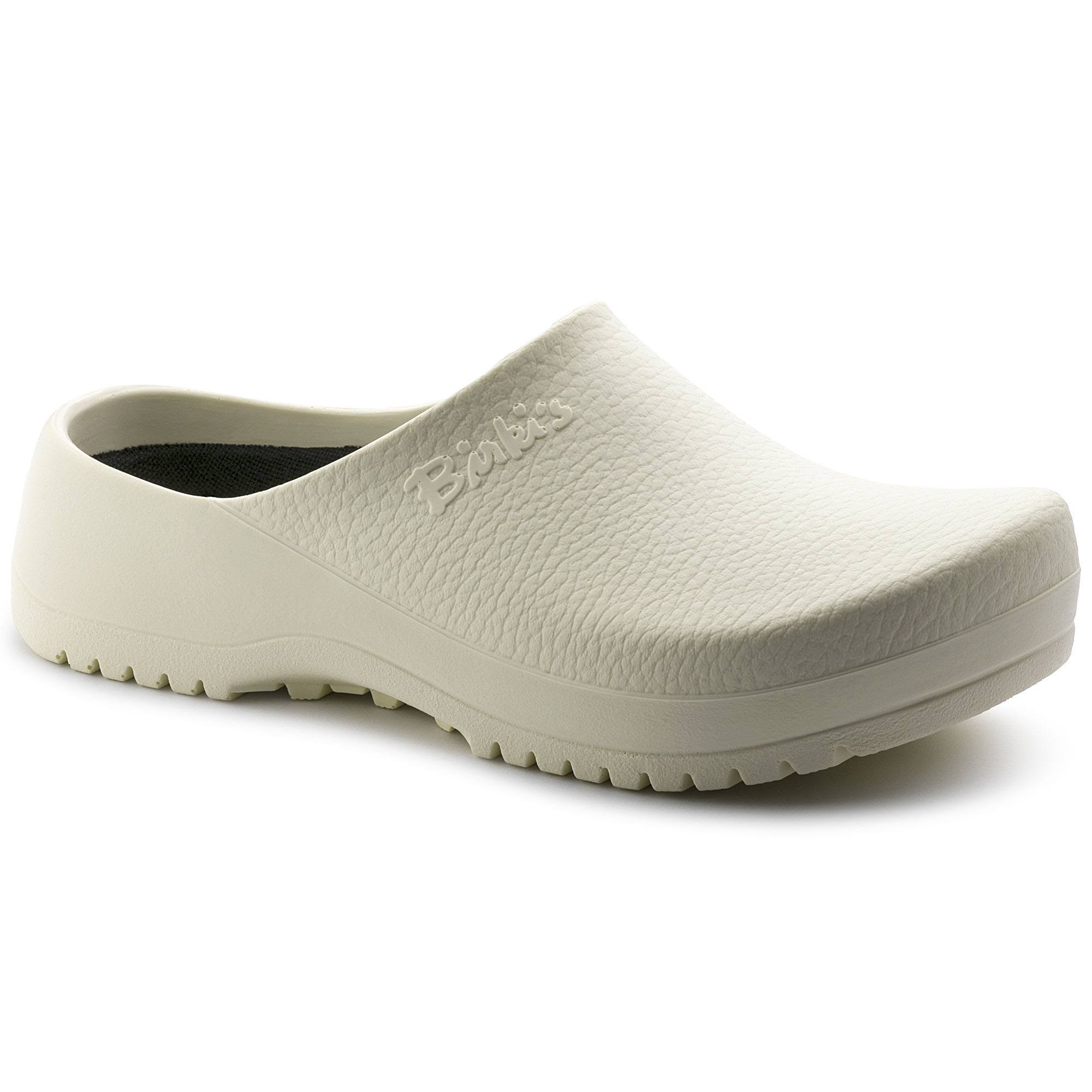 Birkenstock Super-Birki 68021 Unisex PU Occupational Clogs White