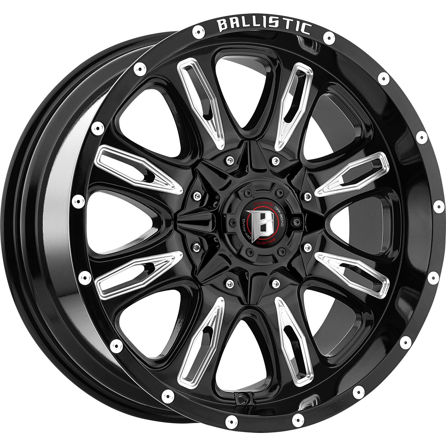 Ballistic Scythe 953GBX Black 18x9 5x4.5/5x5 -12 953890060-12GBX Wheels/Rims