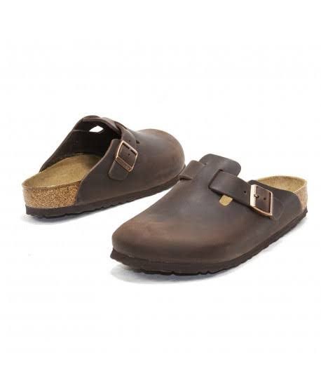 Birkenstock Boston Leather Clog - Women's Habana Oiled Leather, 37.0