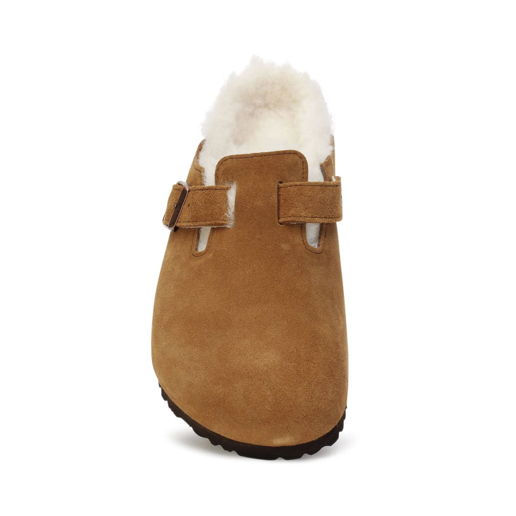 Birkenstock Boston Shearling Suede Leather Mink / 39