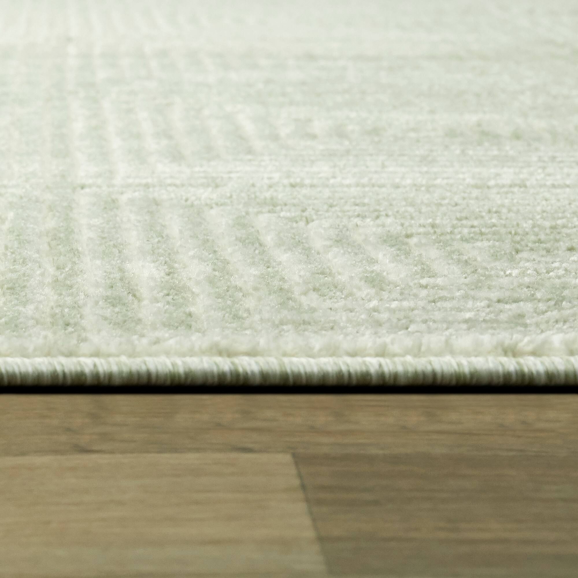 Balta Cabell Olive 5 ft. x 7 ft. Geometric Area Rug, Green