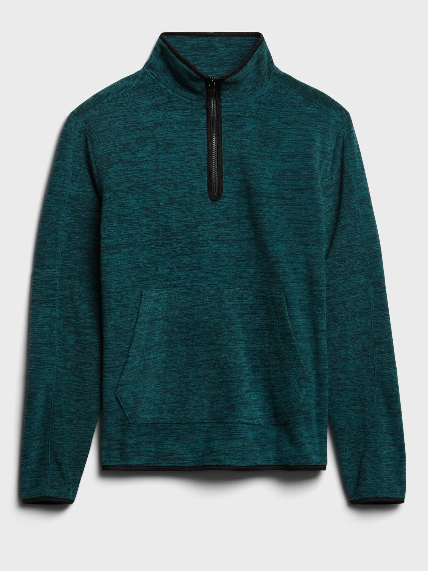 Banana Republic Men's Arctic Fleece Half-Zip Sweatshirt Deep Lagoon Tall Size M