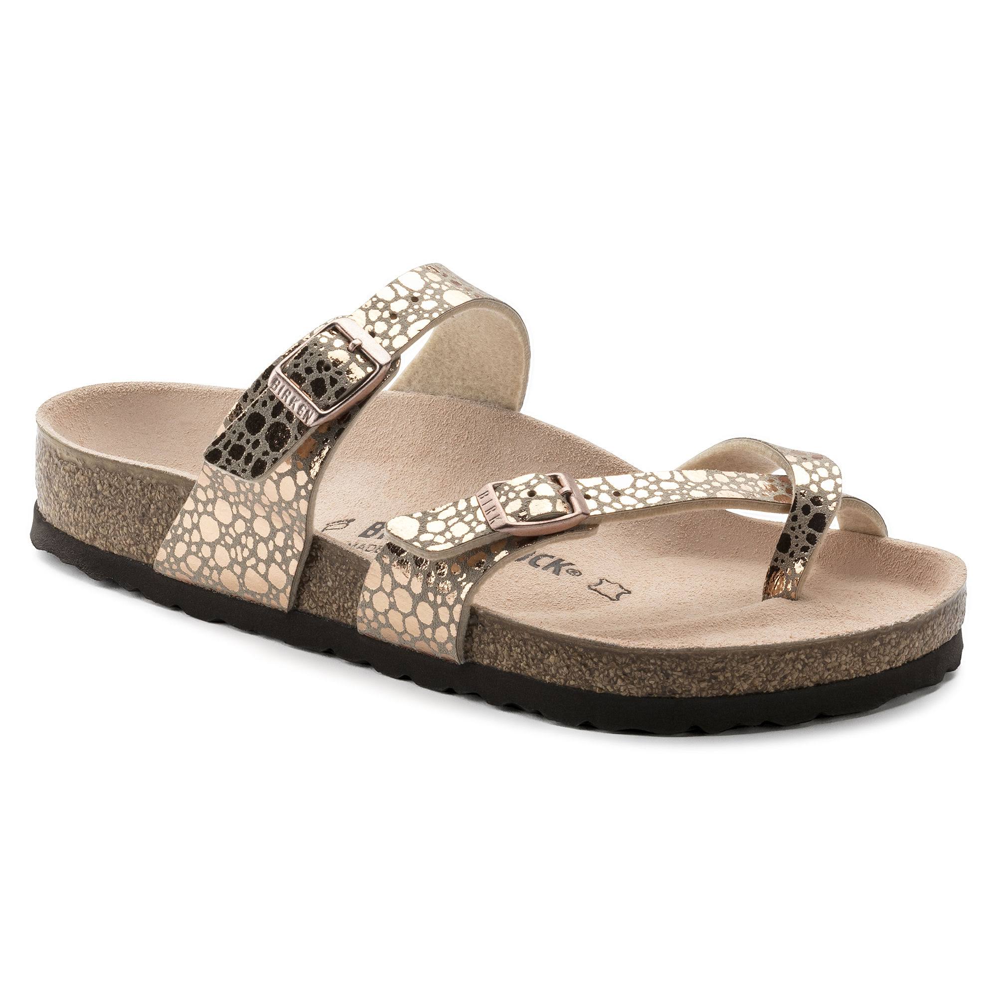Birkenstock Mayari Sandals - Metallic Stones Copper