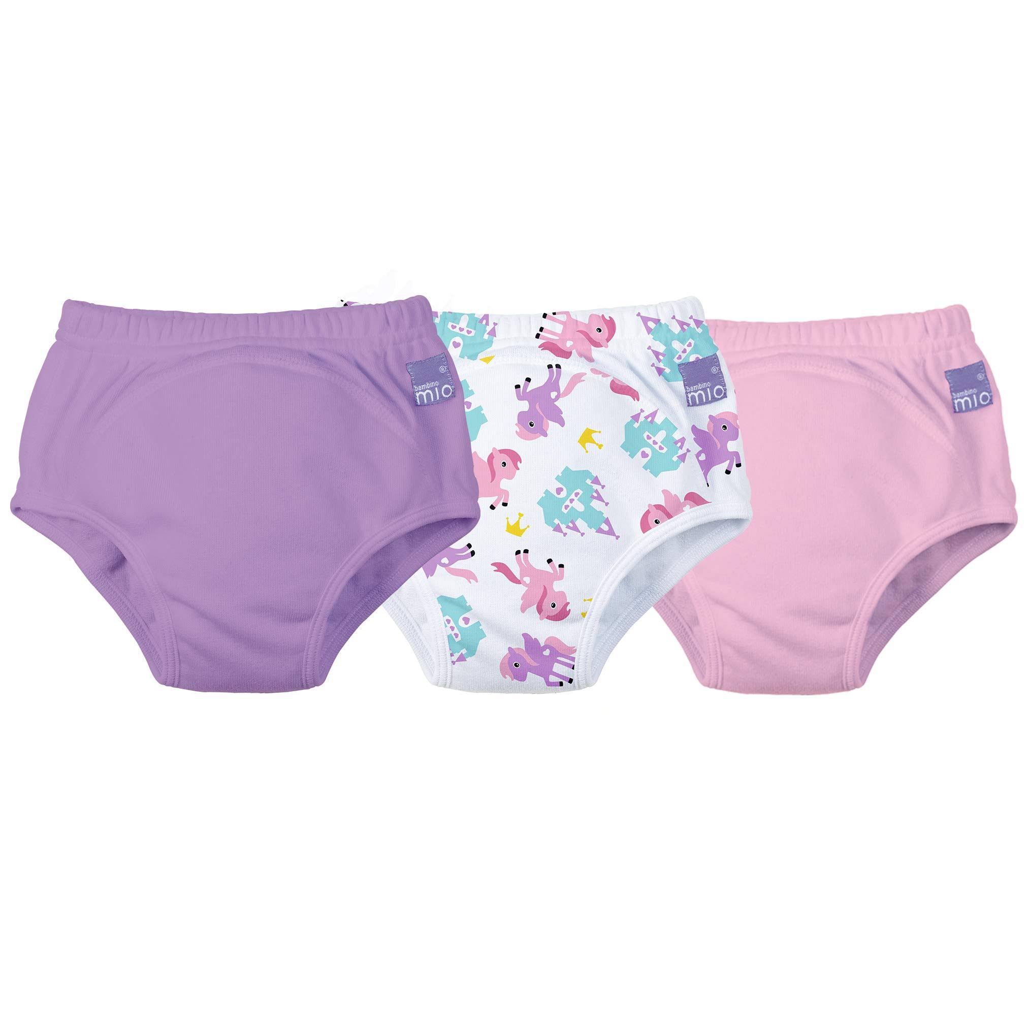 Bambino Mio, Potty Training Pants, Mixed Girl Pegasus Palace, 2-3 Years, 3 Pack