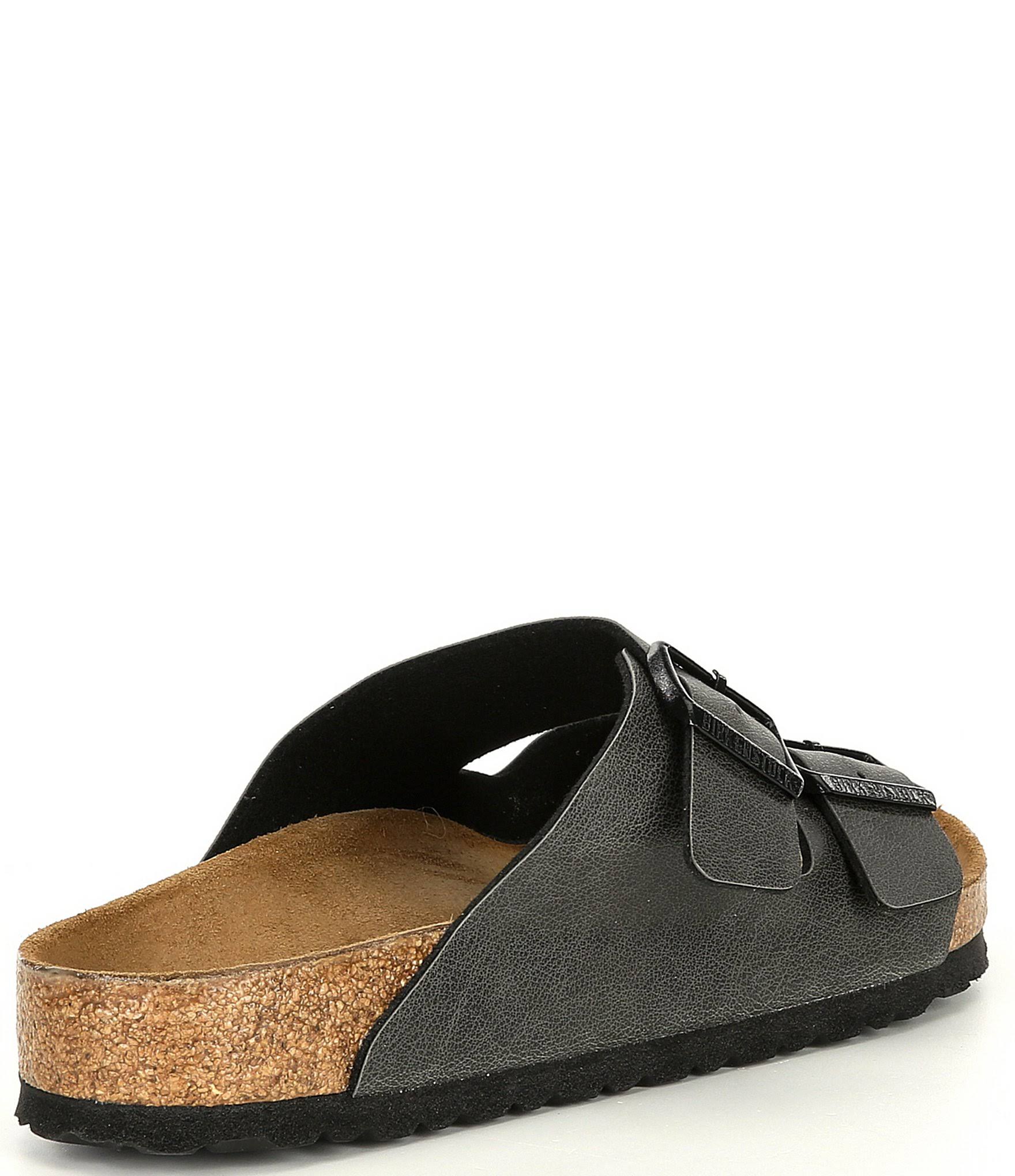 Birkenstock Arizona (Stone Birko-Flor Pull Up) Shoes
