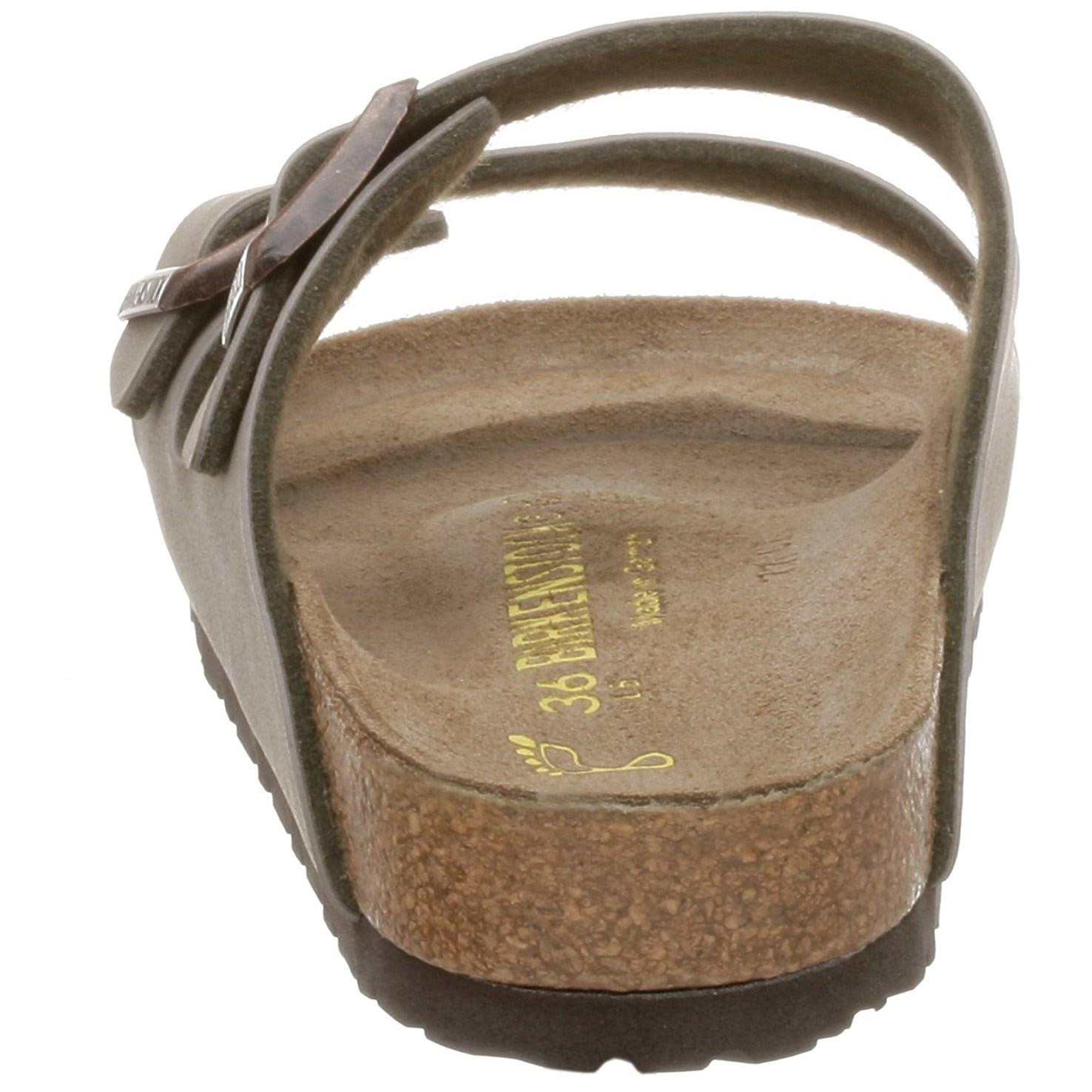 Birkenstock Unisex Arizona Stone Birkibuck Sandal (EU 39 / Women US 8-8.5 / Men US 6-6.5, Stone)
