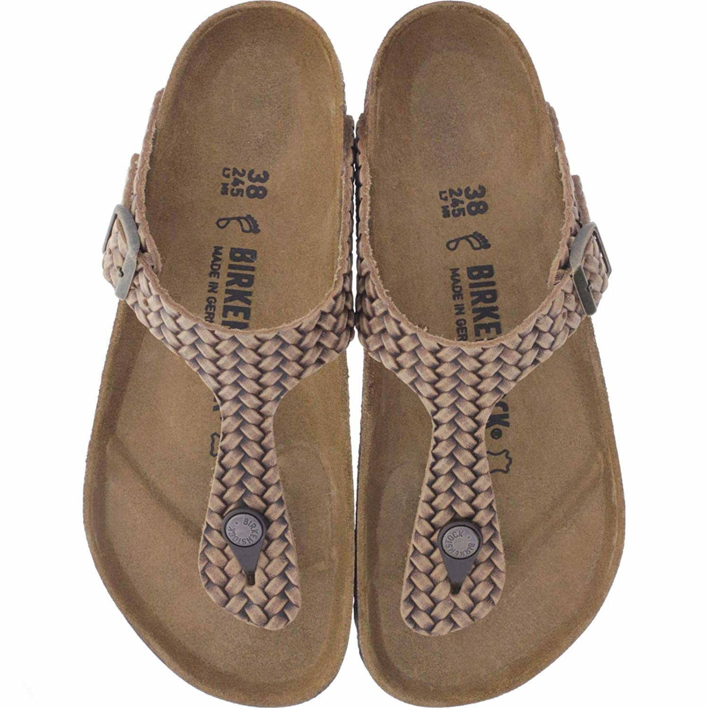 Birkenstock Gizeh Leather Flip Flops / Sandals (Shoes)