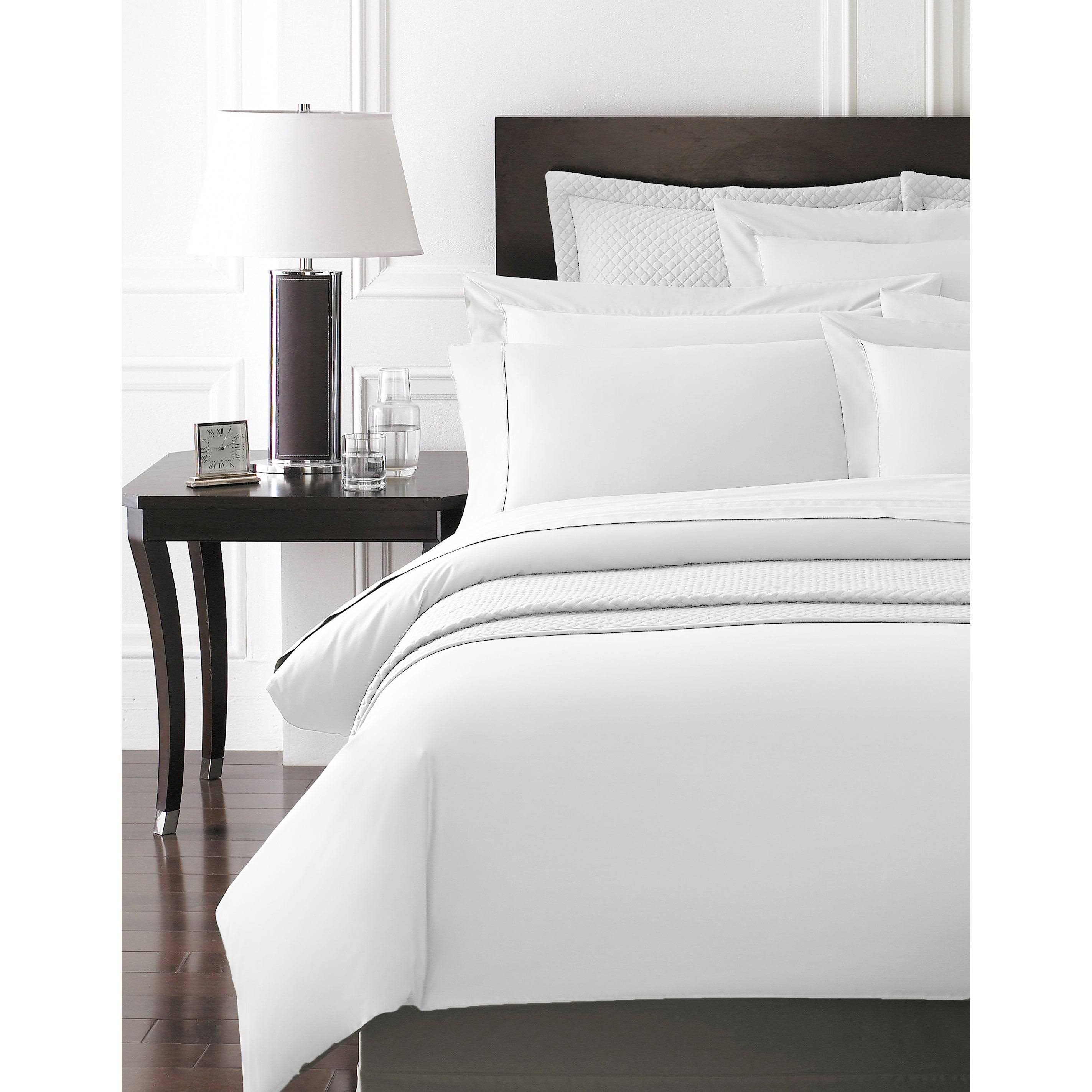 Single Duvet Cover Kassatex Size: Twin, Color: White