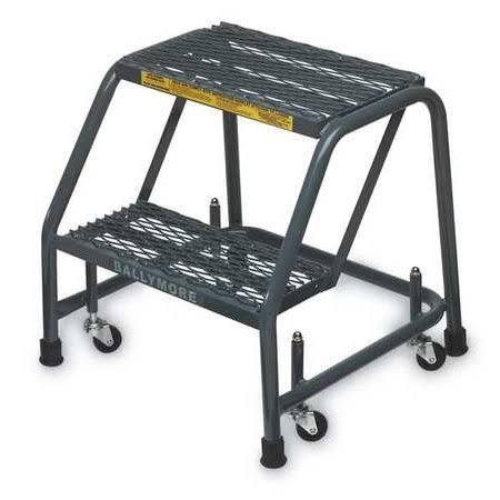 Ballymore 19 in. Steel Rolling Ladder , 218g, Gray