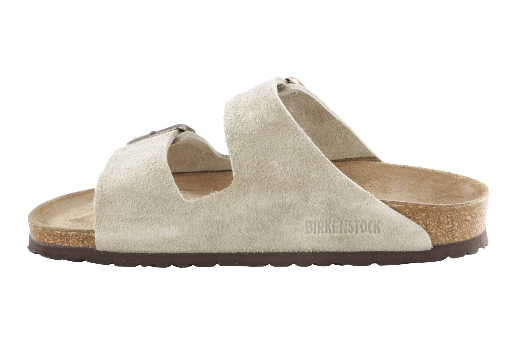 Birkenstock Arizona Soft Footbed - Suede Taupe / 46 / Narrow