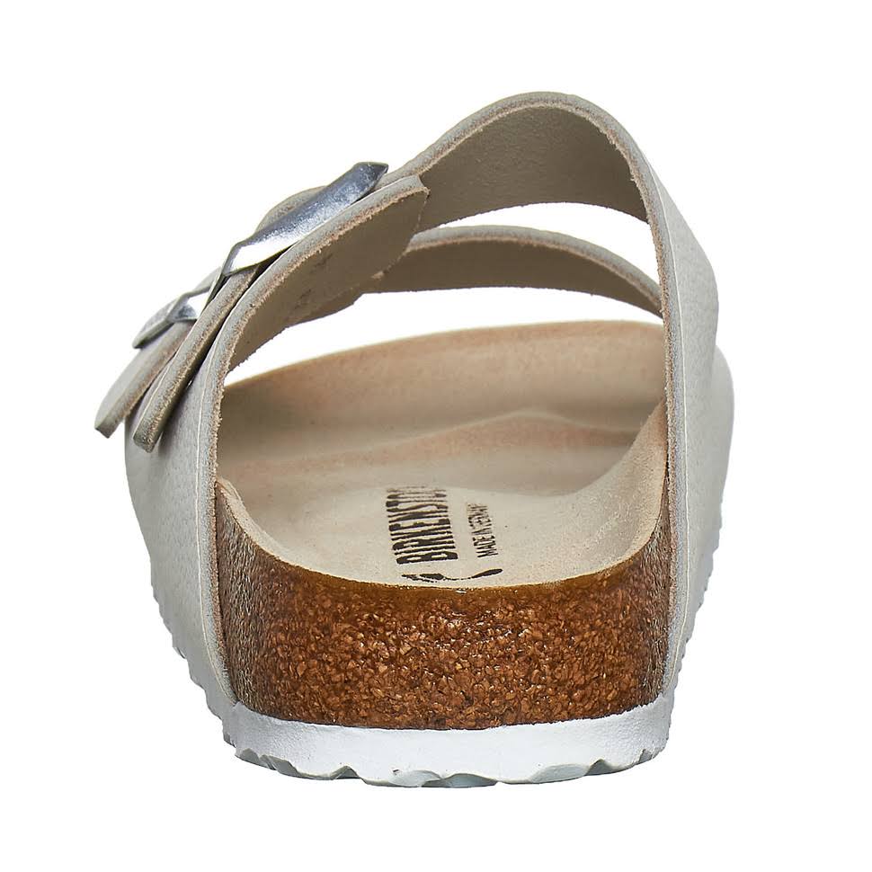 Birkenstock Arizona Smooth Leather Narrow Sandals - White