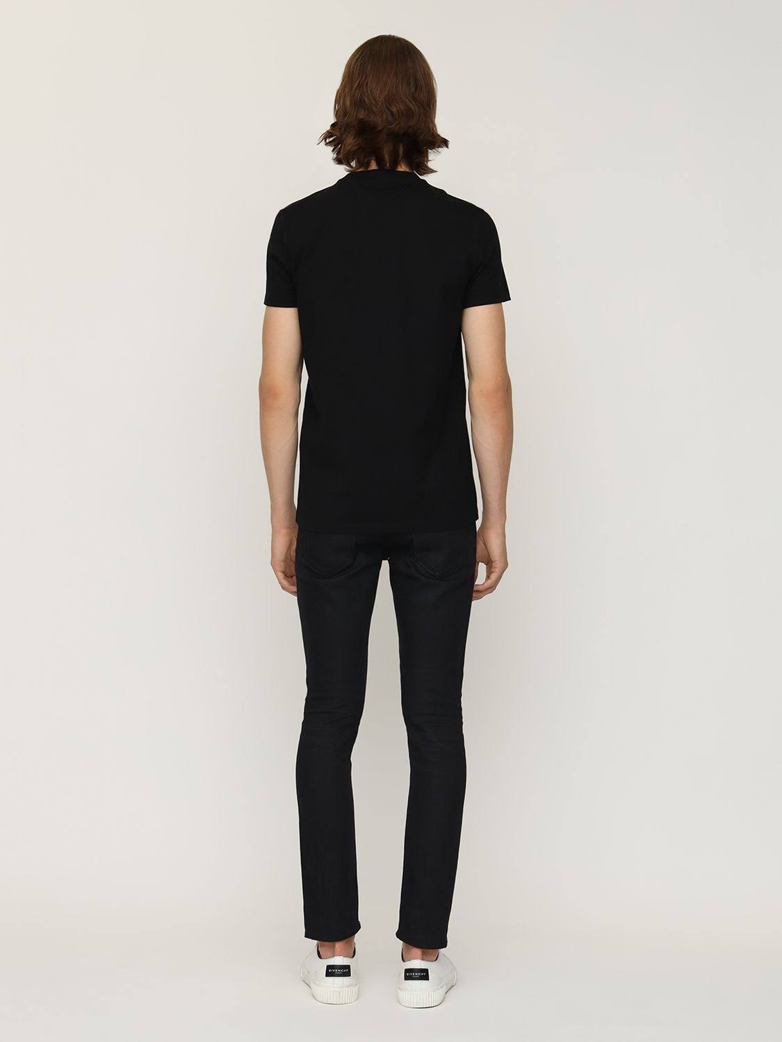 Balmain Black Apocalypse Print T-Shirt Size: S