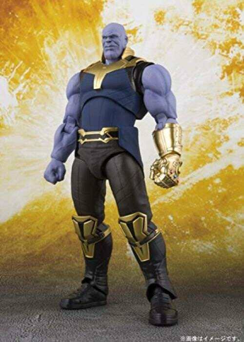 S.H. Figuarts Thanos Action Figure Avengers Infinity War Bandai Tamashii Nation
