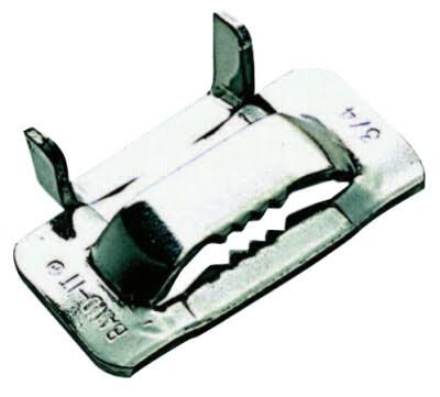 Band It Buckles, 1/2 in, Galvanized Carbon Steel, 100 per Package