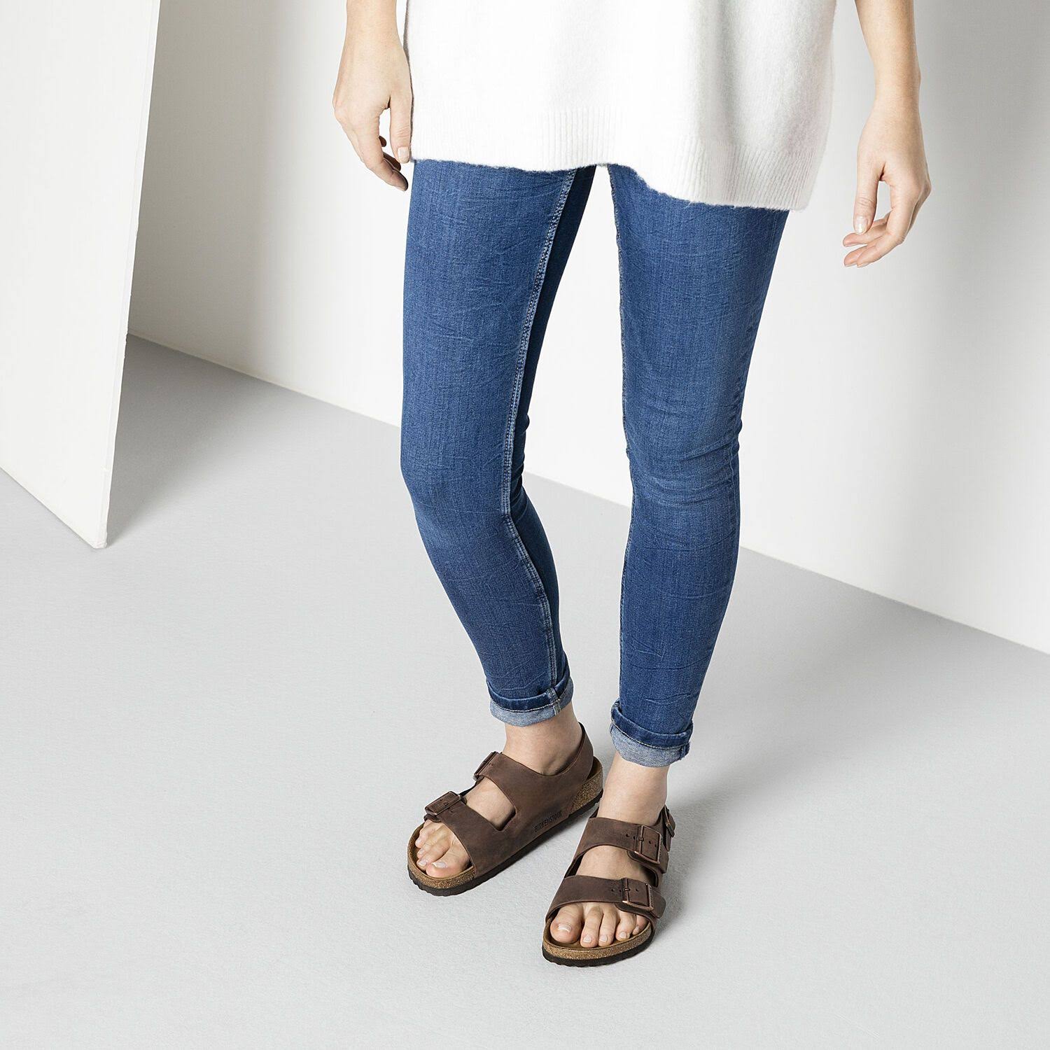 Birkenstock Milano Sandal - 39 - Habana Oiled Leather