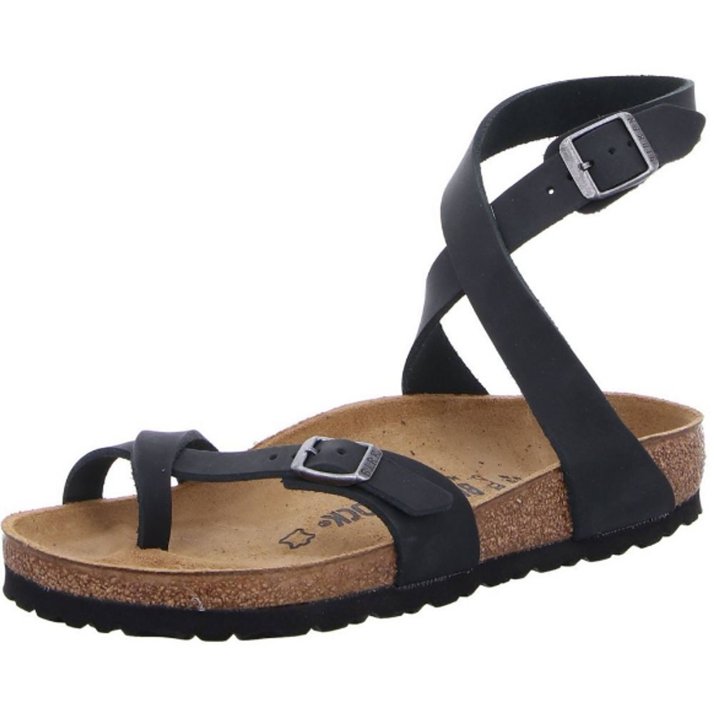 Birkenstock Comfort Sandals Yara fl Black Birko-Flor 42 EU / Regular