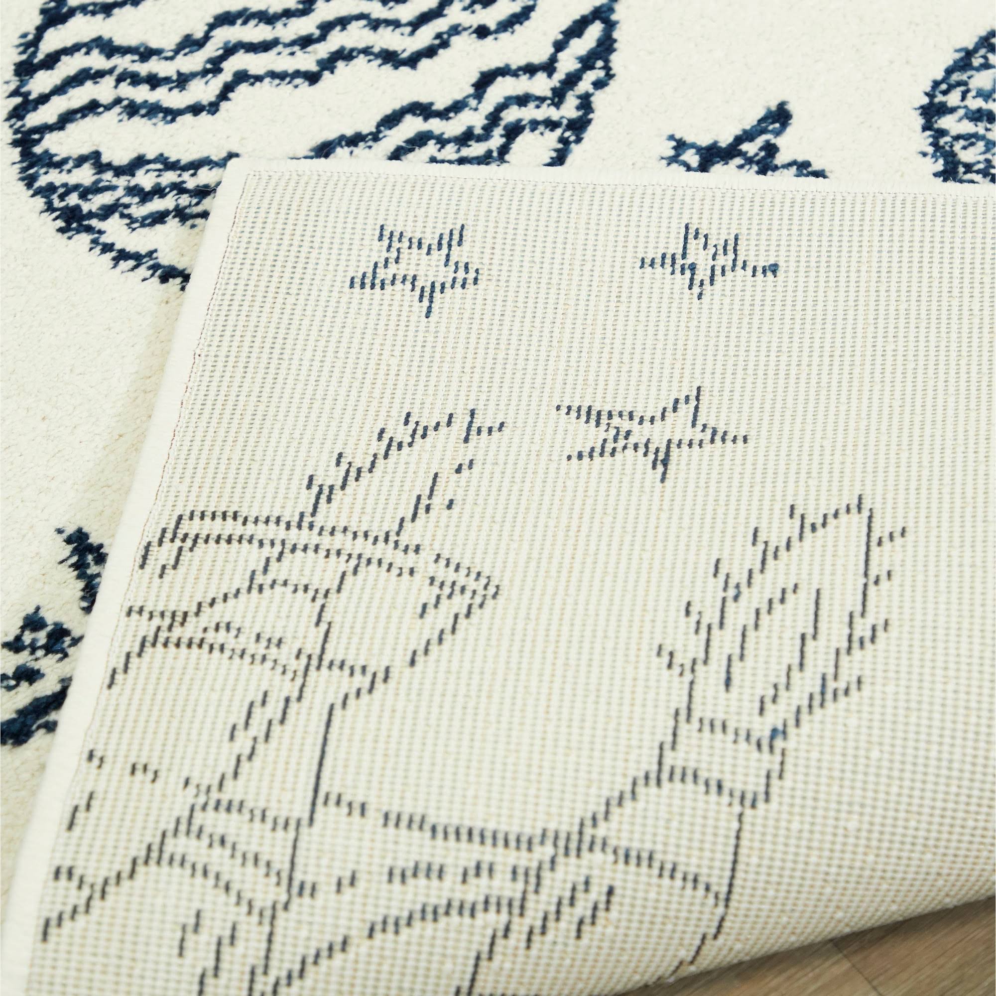 BALTA Space Rockets White 5 ft. x 7 ft. Area Rug