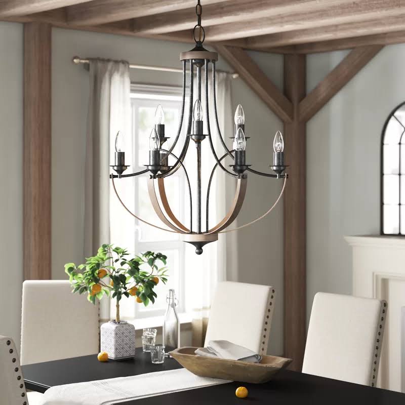 Camilla 9 - Light Candle Style Empire Chandelier
