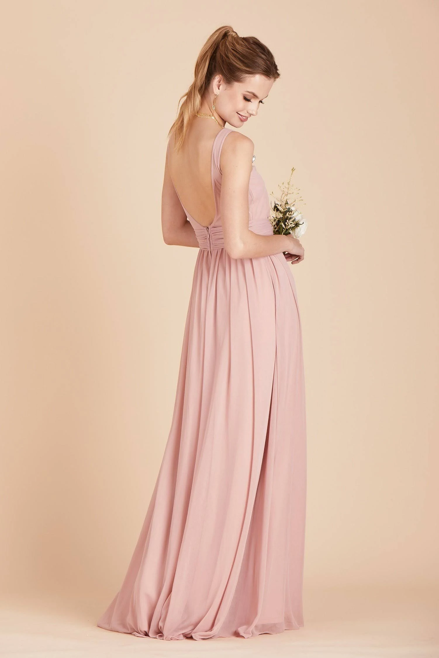 Birdy Grey Jan Bridesmaid Dress in Rose Quartz L / Rose Quartz