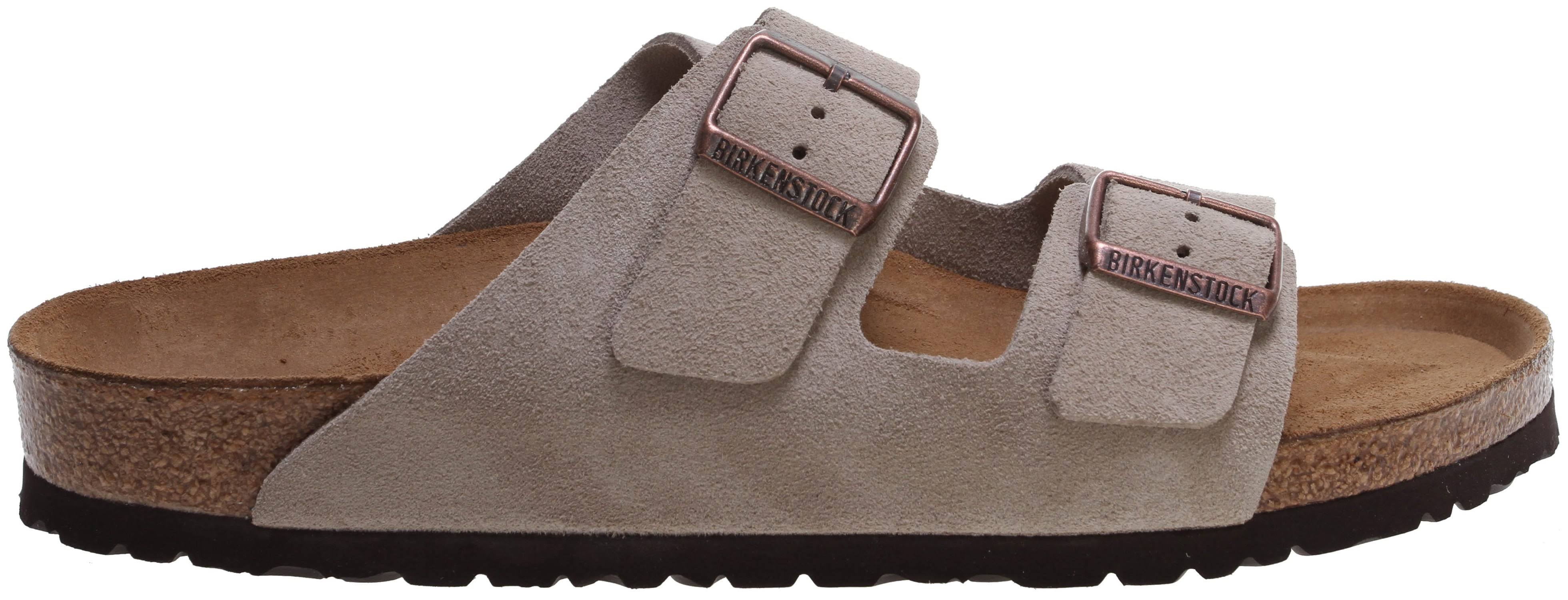 Birkenstock Arizona Sandal - 44 - Taupe Suede
