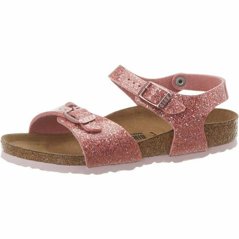 Birkenstock Infant Rio Plain Kids Pink Birko-Flor Strap Sandals