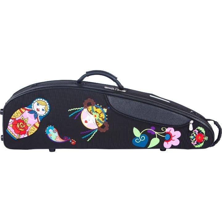 BAM Katyushka Contoured Black Violin Case