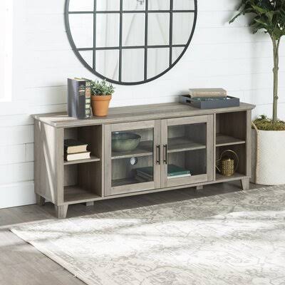 Wingert TV Stand for TVs Up to 65x22 Birch Lane Color: Gray Wash