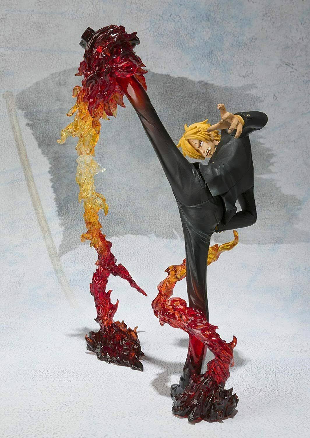 One Piece: Sanji Battle Ver Diable Jambe Flambage Shot Figuarts Zero Figure