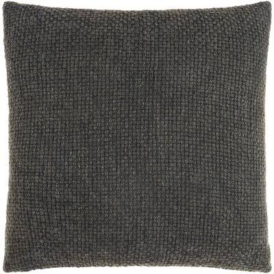 Madisyn Square 100% Cotton Pillow Cover & Insert Birch LANE? Color: Medium Gray, Size: 18x22 x 18