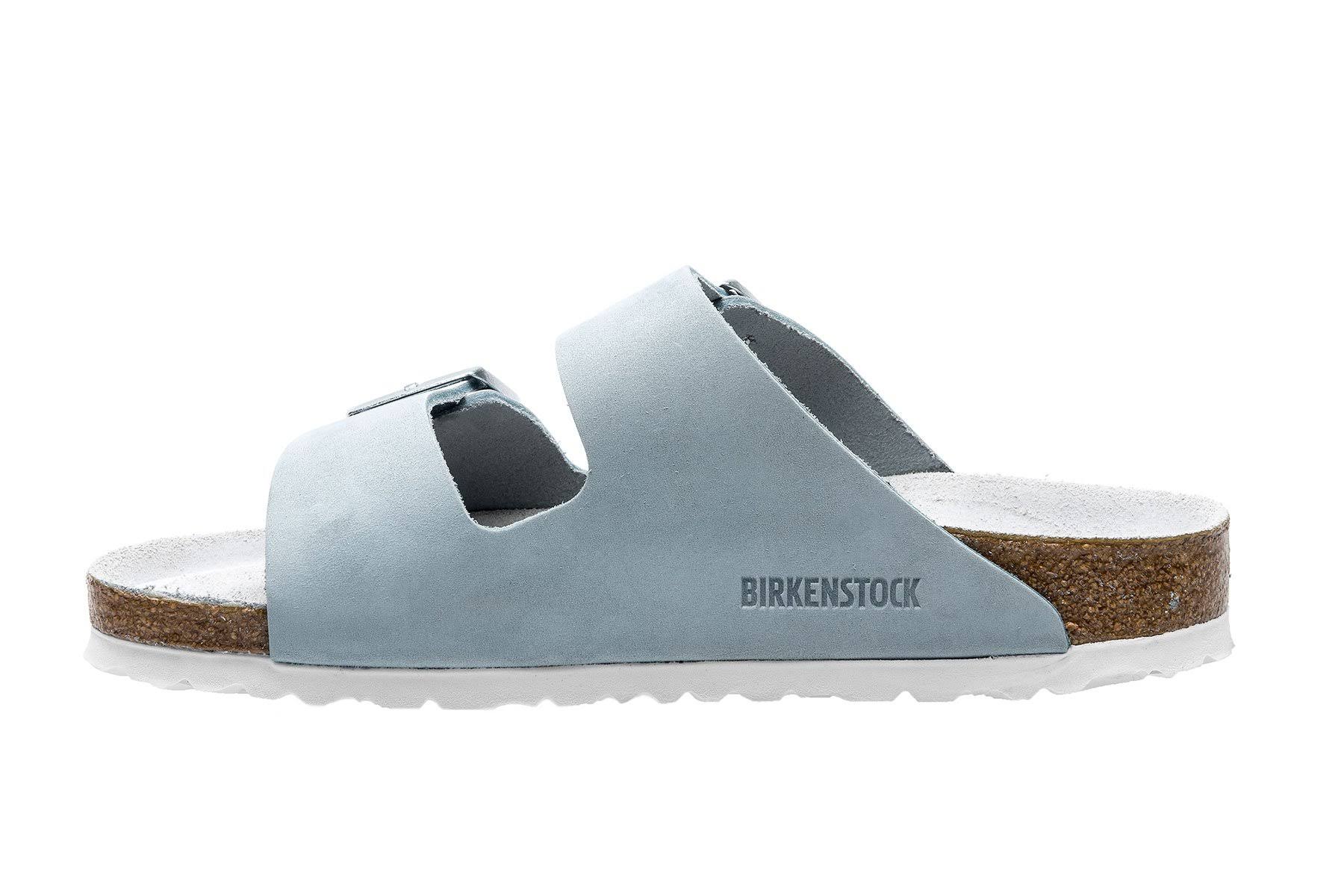 Birkenstock Arizona Soft Footbed (Sky Nubuck) Women's Sandals