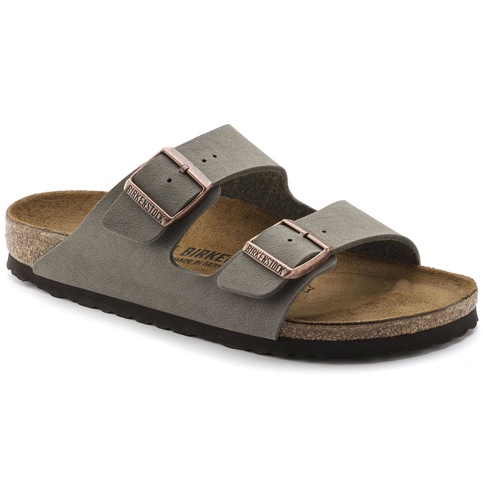 Birkenstock Arizona Sandal - 44 Narrow - Stone Birkibuc