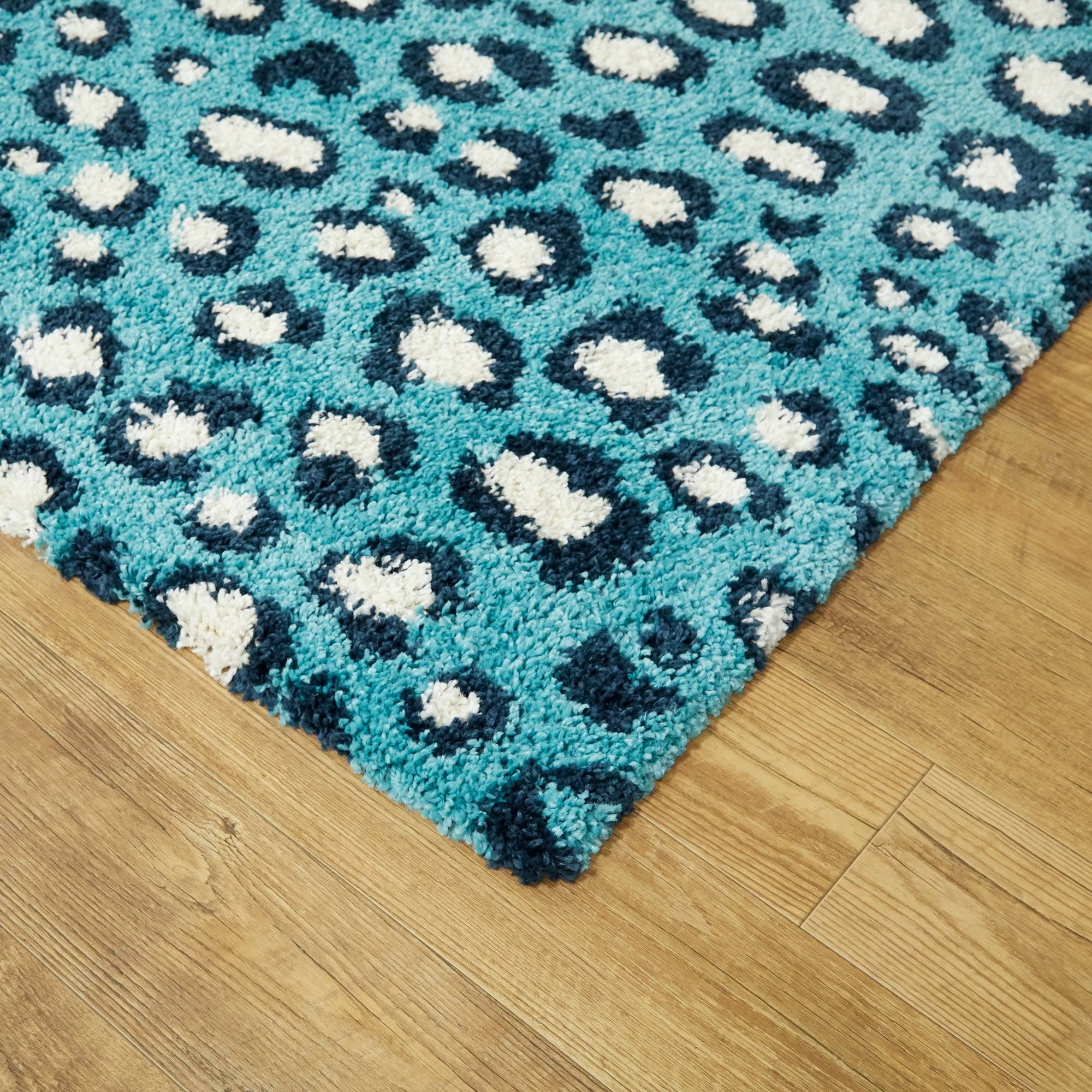 BALTA Alma Leopard Print Rust 5 ft. x 7 ft. Area Rug, Red