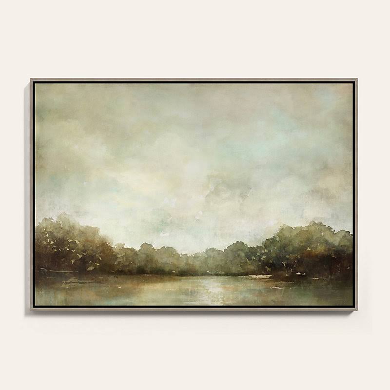 Suzanne Kasler Bayonne Framed Canvas 36x22 x 51x22 - Ballard Designs