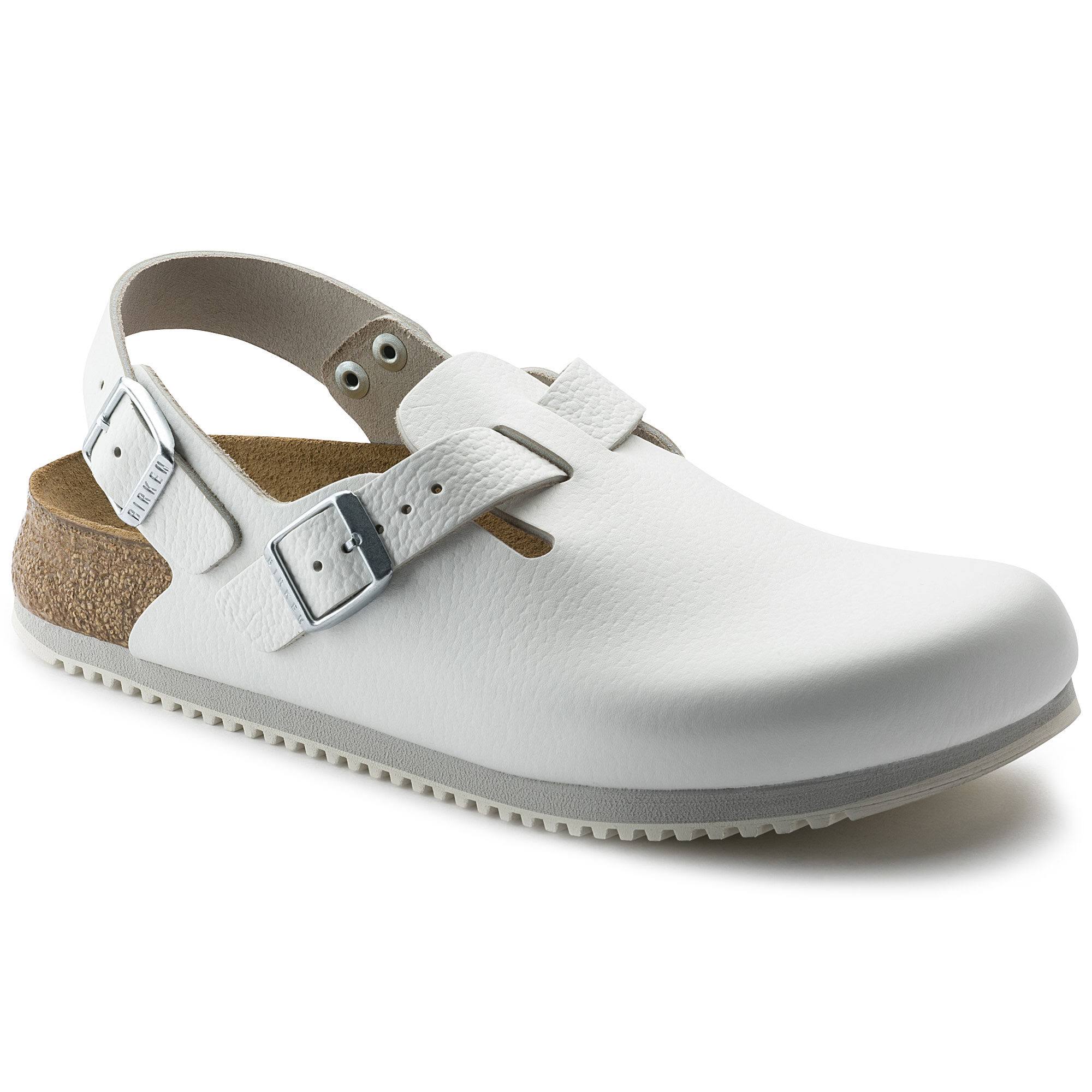 Birkenstock Tokio Narrow White Natural Leather EU 44 / norrow