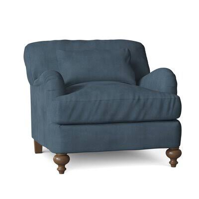 Wivenhoe 39x22 W Armchair Birch Lane Body Fabric: Tina Airforce