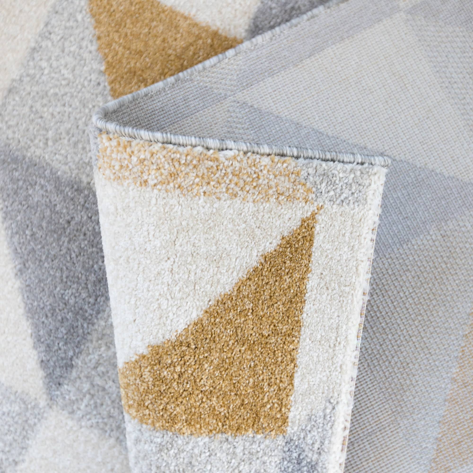 BALTA Larisa Blue 2 ft. x 7 ft. Geometric Runner Rug