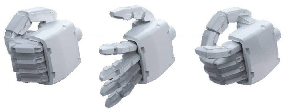 Bandai Hobby Gundam Builders Parts HD MS Hand 02 Zeon 1/100
