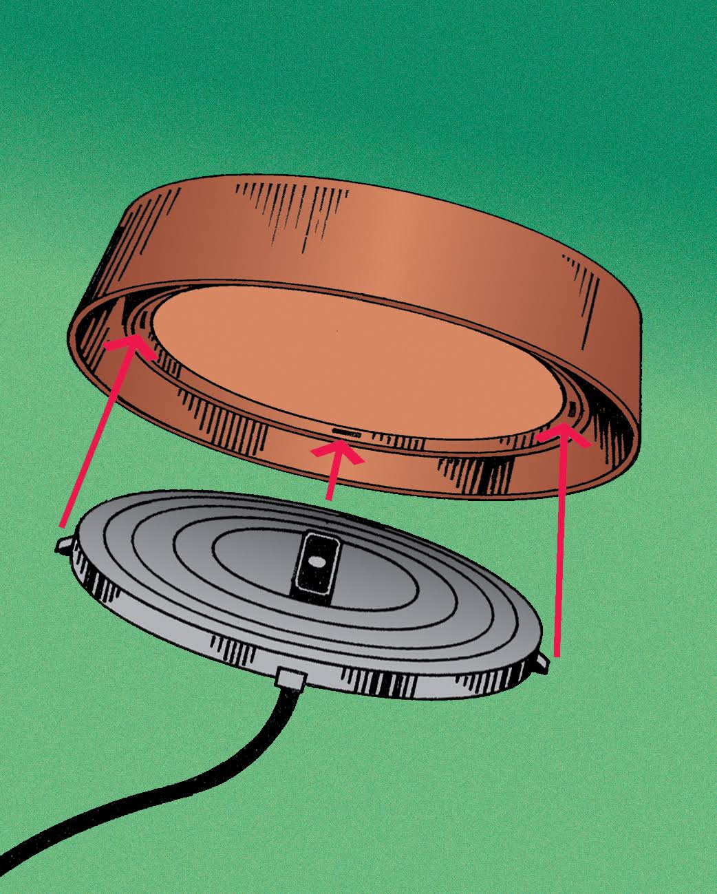 12-Inch Heated Bird Bath with Metal Stand