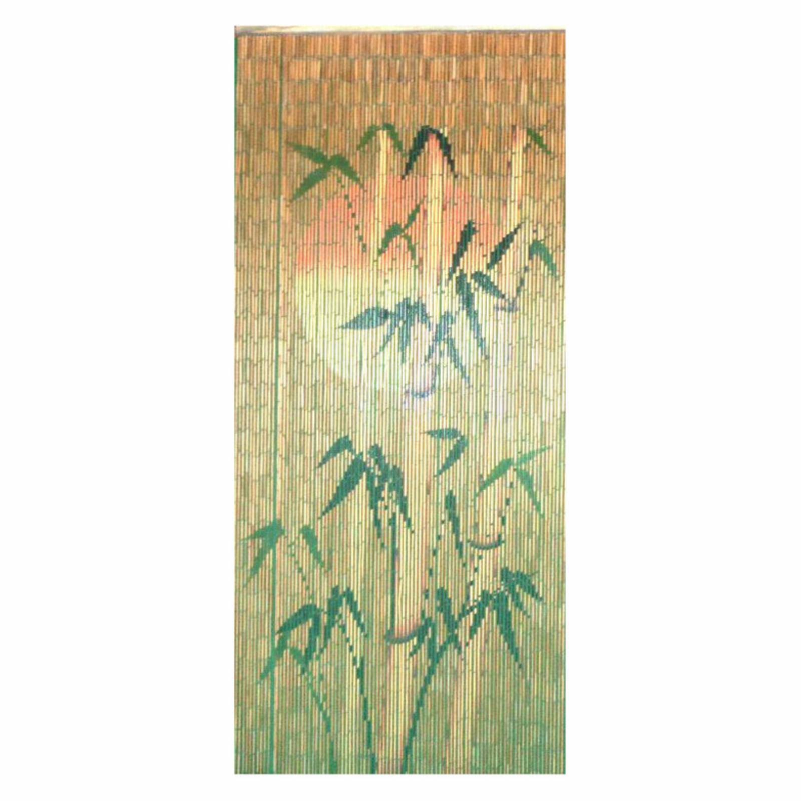Bamboo54 Orange Sun Bamboo Silhouette Curtain