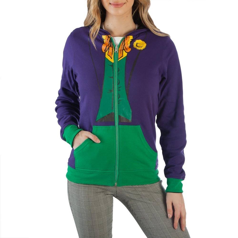 Harley Quinn and Joker Reversible Hoodie XL