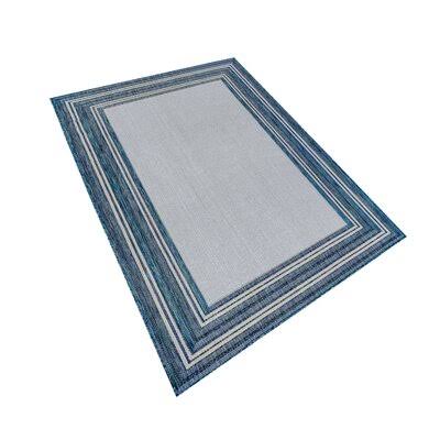 Desantiago Navy/Carmel Indoor/Outdoor Area Rug Highland Dunes Rug Size: Rectangle 6&6x22 x 9&4x22