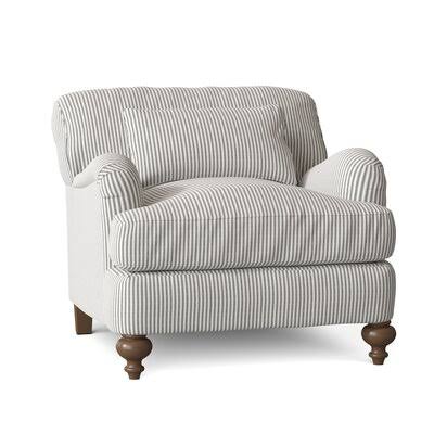 Wivenhoe 39x22 W Armchair Birch LANE? Body Fabric: Cruise Adrift